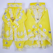 동자옷 수작업 법당선물 선녀옷 노랑, 선녀