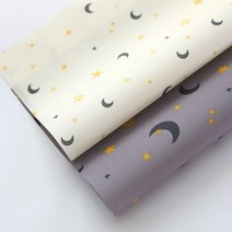 대폭 방수천] 노란별 검정달 2color(7805072), 856.아이보리
