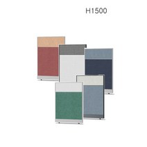 PDS-08 H1500 PVC 45T 패브릭투톤 사무실파티션 사무실칸막이 가림막 파티션, PN716, PN713, W(가로)1000mm*H(높이)1500mm