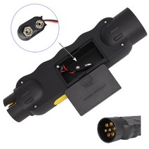 여행트레일러 자전거수레 미니벨로짐받이 애견 오토바이 유럽 7 핀 12V 트레일러 소켓 테스터 배선, 한개옵션0
