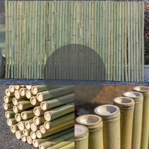 대나무울타리 정원 펜스 마당 울타리 담장 전원주택, 백죽 높이 1.2m X 길이 2m