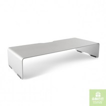 모니터 받침대 알파플랜 높은 알루미늄 아이맥 스탠드 선반, 메탈릭실버