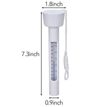 온도계측기 자기온도계 실용적인 수영장 부동 온도계 다기능 내구성 스파 온수 욕조 연못 측정기, CHINA, A