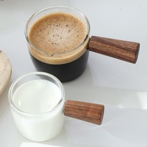 [에스프레소샷잔스테인레스] [1+1]에스프레소샷잔 80ml 에스프레소 머그잔 스테인레스 스틸 커피 우유 물 음료 아침 식사 컵 304 절연 이중 벽 식기 세척기 안전 질감(총2세트), 갈색