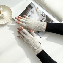 당일출고!! 겨울 여성장갑 반손가락장갑 키보드 사무실 울장갑 니트 여자 반장갑 핑거리스 국내산 손가락없는장갑 구멍 단색 손목 핸드워머 운전장갑