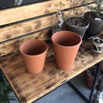 독일토분 로즈분1호 브라운 12X13CM 분갈이 공화분 클래식화분 수입 유럽감성