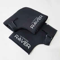 RAVER 레이버 오토바이 방한장갑 네오프렌 방한토시 방수 B타입, 블랙