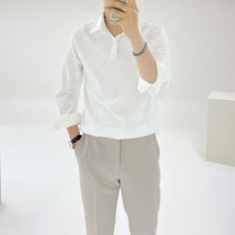 아도르클래식 쿨리츠 반오픈 버튼 카라 시원한 봄 여름 캐주얼 셔츠