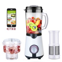 야채 채소 착즙기 과즙 믹서기 고기 다지기 분쇄기, 1200ml 3단+고기 분쇄기+필터