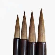 문방사우 필방 바림 붓 족제비 머리 서예 브러시 펜 세트 늑대 머리 쓰기 브러시 풍경, 없음