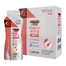 파워플러스 에너지젤 복숭아맛10포 파워젤 팔라티노스