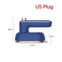 스팀다리미 호환 전문 마이크로 스팀 다리미 휴대용 미니 의류 기계 전기 스마트 홈 여행 비즈니스 발생기, [06] US Plug 60ml