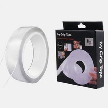 아이비그립 초강력 실리콘양면테이프 자국없는 재사용가능, (md)실리콘양면테입30X3M