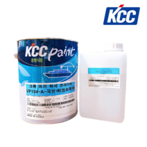 KCC 코비닐 크롬 워시프라이머 VP184 국방색/적갈색 4L, 적갈색