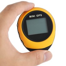 차량 위치추적기 추적 자동차 gps 소형 초소형 차량 차량용 미니 장치 여행 휴대용 키 체인 로케이터 길 찾기 오토바이 야외 스포츠 핸드 헬드 키 체인, 노란색
