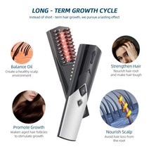 가정용 모발 레이저 마사지기 LED 두피 관리기 탈모 방지 전동 케어기기 EMS 진동 브러쉬 빗 치료기 모발, 레이저 탈모 빗