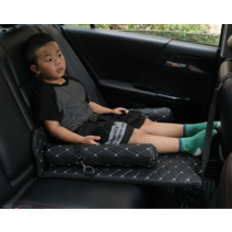 kailas 차량용 뒷좌석 침대 매트리스 세단 여행용 침대차 잠자리 신기차 뒷좌석 접이식 침대 CD05ZL, 블랙 아동용 단석