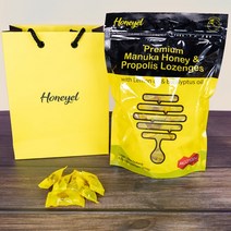 허니엘 뉴질랜드 마누카꿀(MGO100+) 프로폴리스 로젠지 270g 캔디