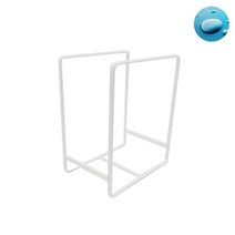SOCEAN 1단꽂이 스텐 접시 렉 그릇 정리 흰색 S 식기 건조대 주방 정리 용품 선반 받침대 디시랙 코너 스탠드 도마걸이 토스트랙 수납 싱크대 소품 카페 식당 용품