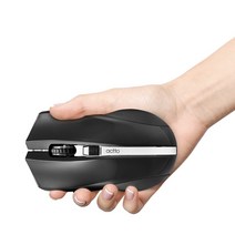 레이스 인체공학 무선 광마우스 큰마우스 MSC-209, 블랙