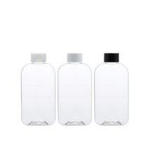 납작 페트200 200ml 낱개 일반캡 플라스틱 페트병, 투명