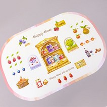 산뜻한 테이블매트 식탁매트 테이블세팅지 핑크, 해피홈핑크1P
