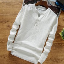 가바바 남성 빅사이즈 린넨 티셔츠 봄여름에 입기 딱좋은 긴팔 G11062