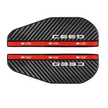 자동차 사이드 리어 뷰 미러 비 눈썹 바이저 레인 쉴드 그늘 커버 기아 Ceed 액세서리, CEED carbon fiber