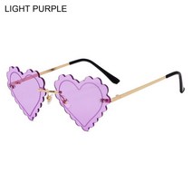 자전거고글 패션 나비 무테 선글래스 여성 2020 럭셔리 디자이너 클라우드 술 Steampunk Glasses Unique B, 30 Light Purple4