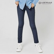 에어워크 주니어 심플 일자핏 스판 밴딩 바지