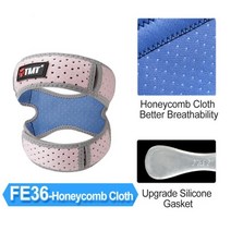 무릎 물참 보호대 구부릴때 흘러내리지않는 따뜻하게하는 시린 시림 보온대 패드 체육관 스포츠 실행 조절 가능한 등반 배구 슬개골 가드 지원 스트랩, fe36 핑크