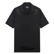 타이틀리스트 남성 블랙 TECH JACQUARD 셔츠