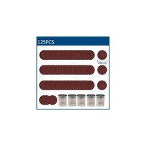 드러멜 드레멜 다용도조각기 XCAN 150pcs 샌드페이퍼 20mm 샌딩 페이퍼 세트 Dremel 로타리 공구 금속 목재 연마 액세서리 디스크, 125pcs
