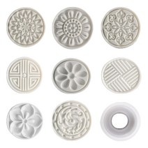 쿠킹플러스 떡도장 떡살 절편 약과틀, 국화(소형)