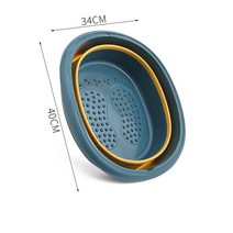 접이식 발볼통 가정용 족욕통, 푸른 색