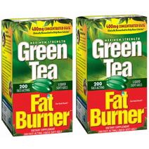 그린티 팻버너 400mg EGCG 200정 1+1 Green Tea Fat Burner 200 Liquid Soft-Gels 1+1