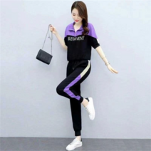 꽃소담 여성 반팔 트레이닝 상하복 츄리닝세트 QQA60