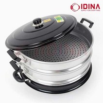 RT 이디나 삼우 3단 찜솥 38cm 가마솥 찜기, 단품