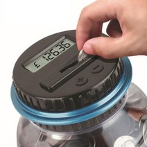 금고 부품 잠금 자물쇠 휴대용 가정용 home decor safe deposit box 전자 디지털 lcd counting coin money saving box piggy, gbp 유형