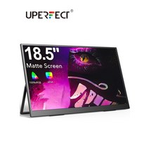세로모니터 Uperfect 18 Umax 18.5 인치 모니터 휴대용 디스플레이 1080p FHD IPS 화면 USB 유형 C 미니 HD, 02 AU 플러그