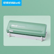 제본 KW-trio 6 홀 펀칭기 조정 가능한 DIY 종이 구멍 펀치 A4 A5 A6 A7 노트북 스크랩북 다이어리 바인딩 9173 용, [03] green