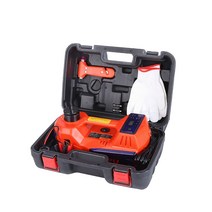 자동차 전동 쟈키 비상공구 수리 전동 유압 정비용, 5톤오프로드잭+에어펌프(블랙)높이45cm