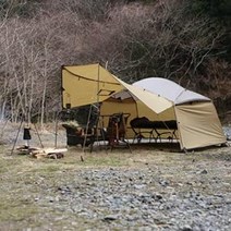 DUCKNOT 텐트 패밀리 텐트 헌팅 돔 2P 쉘터 그랜드 시트 포함 720300-coyote