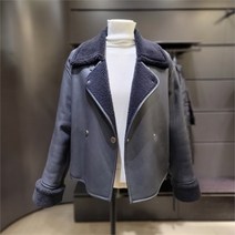 [시슬리] NC09 양털카라 리얼 더블 무스탕 SALE31161