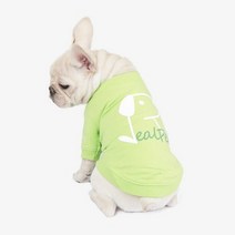 강아지 고양이 항균 가공 파스텔 라운드 티셔츠.리얼펫, L|아쿠아