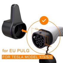 전기차 충전케이블 가정용 2 커넥터용 EV 충전기 케이블 홀더 더미 소켓 플매트 카펫 러그 충전 스테이션 방수