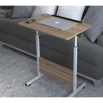 스탠딩 책상 공시생 학교 학원 높이조절 입식, 60X40 진한 베이지