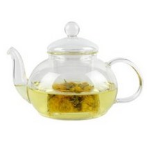 코맥 직화내열 유리 티포트, 600ml