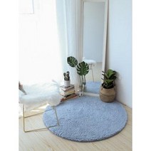 인싸템 페르시안 방바닥 원형러그 북유럽 라운드 러그 기모 거실 티탁 침실 침대 컴퓨터