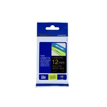 PGM^*^몰브라더 라벨 테이프 TZe-334 12mm 골드 흑글씨 라벨기 프린터 잉크 라벨지^*췤pgm, a*^*옵션없슴